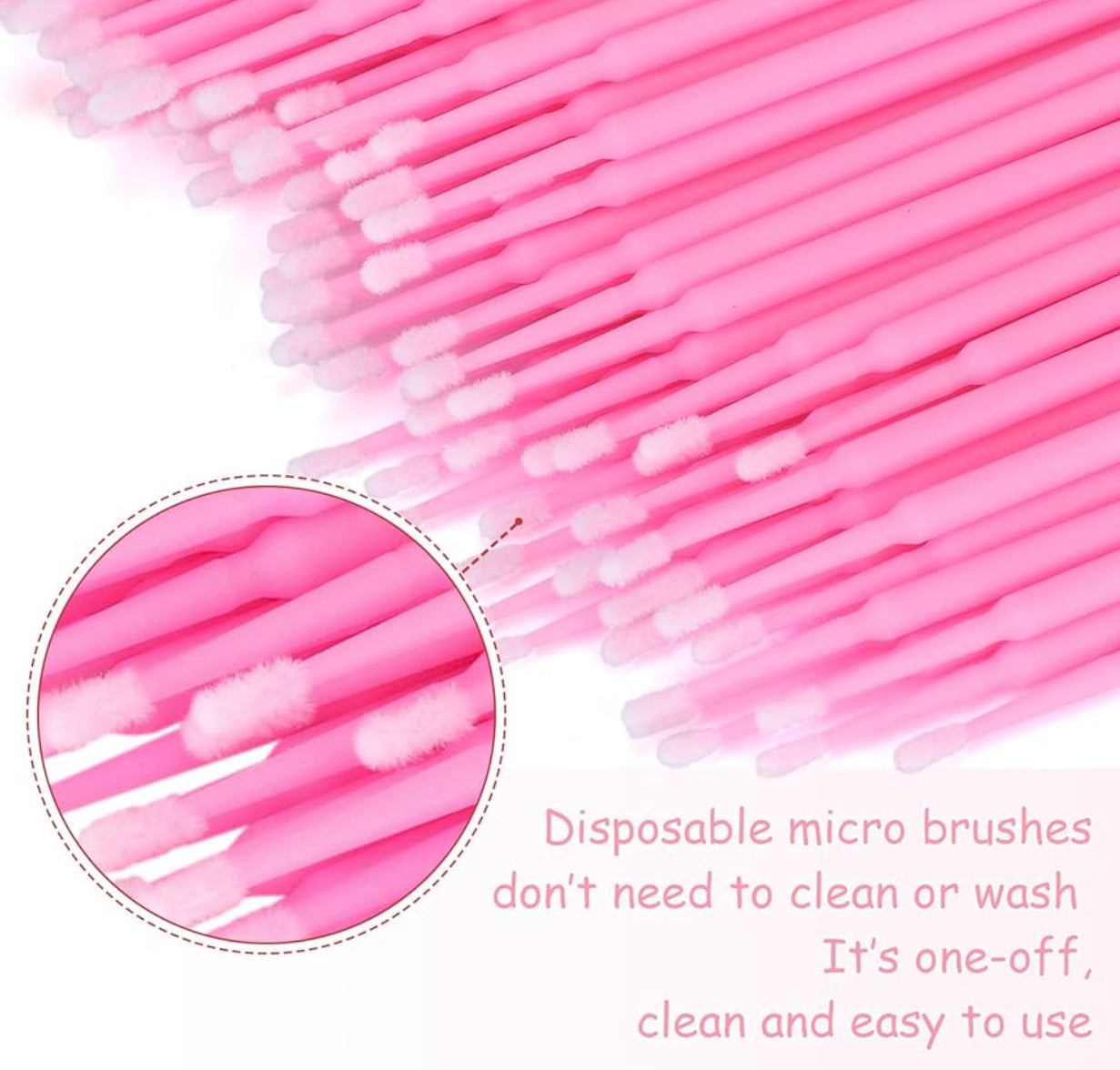 100pcs - Micro Swabs