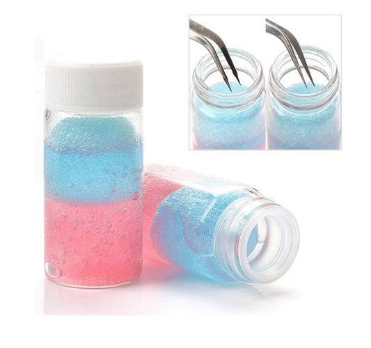Tweezer Cleaner for Lash Tools 30ml Tweezer Cleaning Sponge Balls