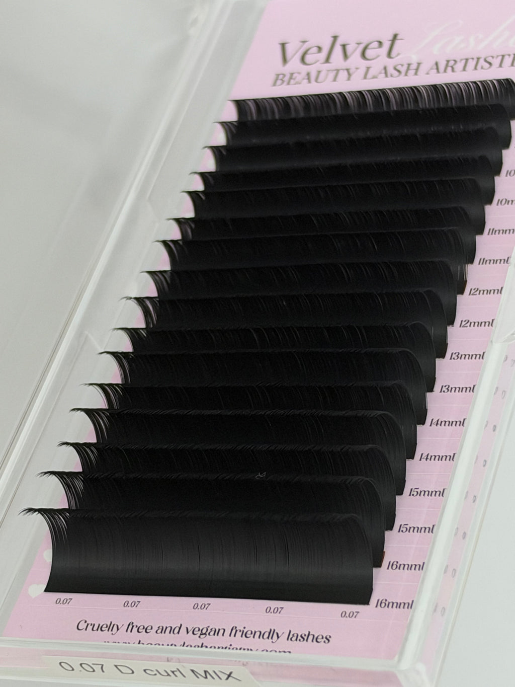 Velvet Lashes 0.07 MIX Trays