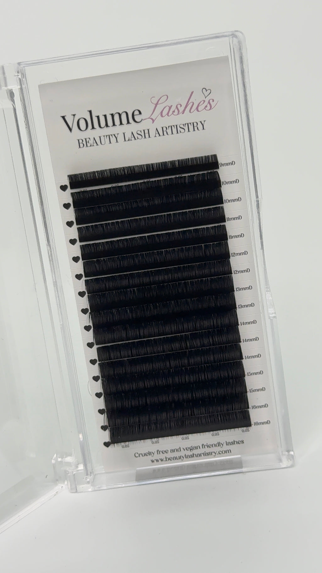 Black Matte Volume Lashes 0.03
