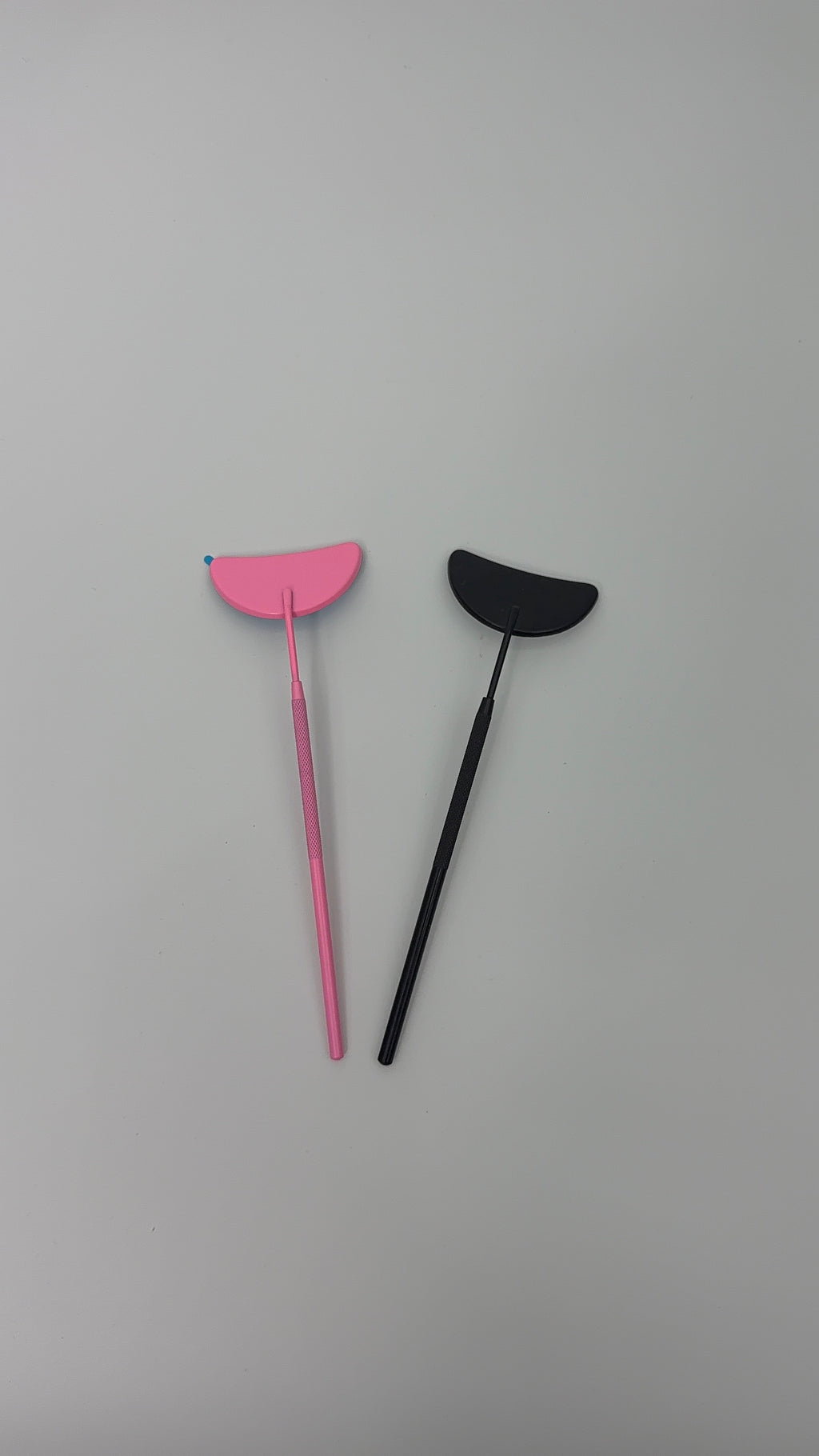 Black Mini Mirror Half-moon Shape