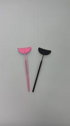 Black Mini Mirror Half-moon Shape