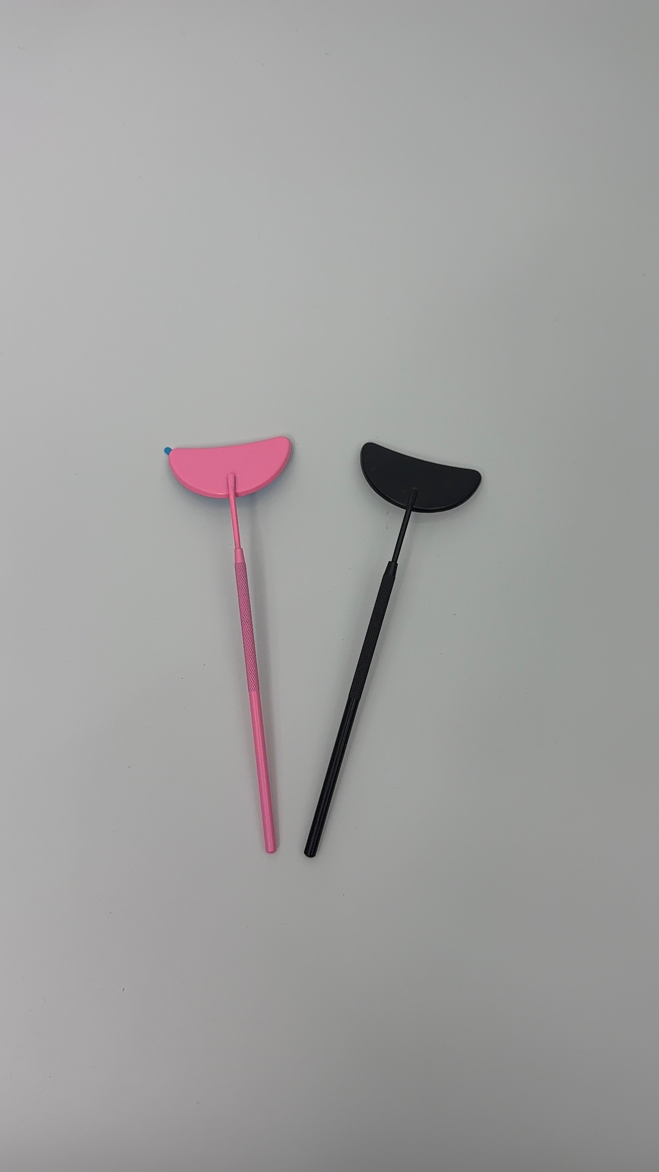 Black Mini Mirror Half-moon Shape