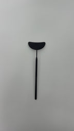 Black Mini Mirror Half-moon Shape