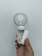White Mini Portable Lash Fan (Battery Operated)