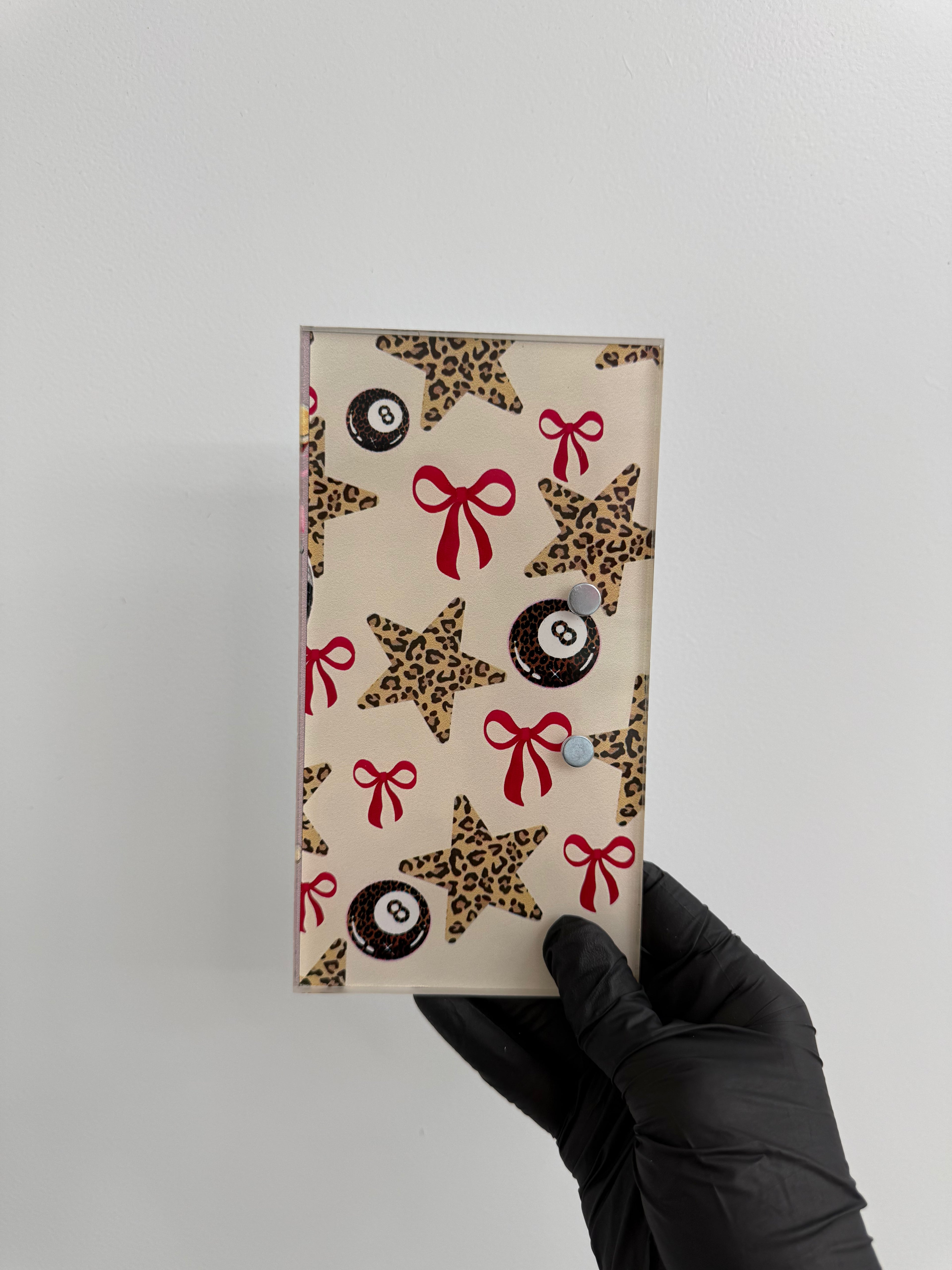 Cheetah Star - 8ball - Bows  Lash Tile