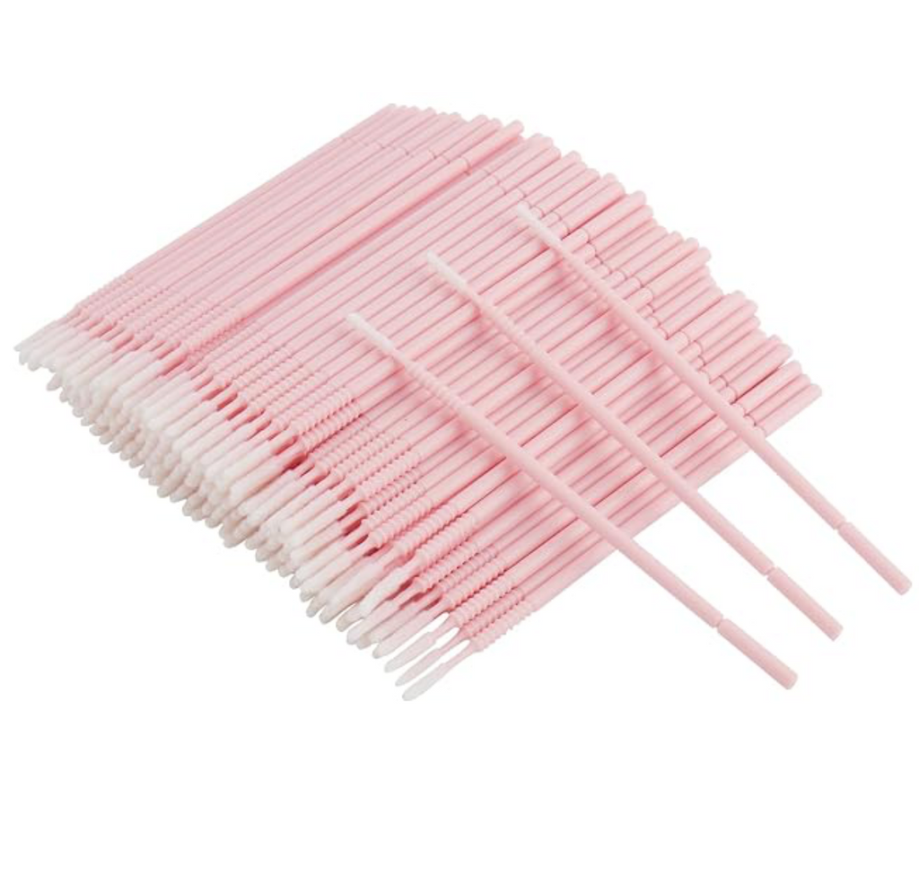 100pcs - Micro Swabs Long tip